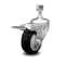 Service Caster 3 Inch Black Polyurethane Wheel Swivel 1/2 Inch Stem Caster with Total Lock Brake SCC-TSTTL20S314-PPUB-BLK-121315 - alternate 1